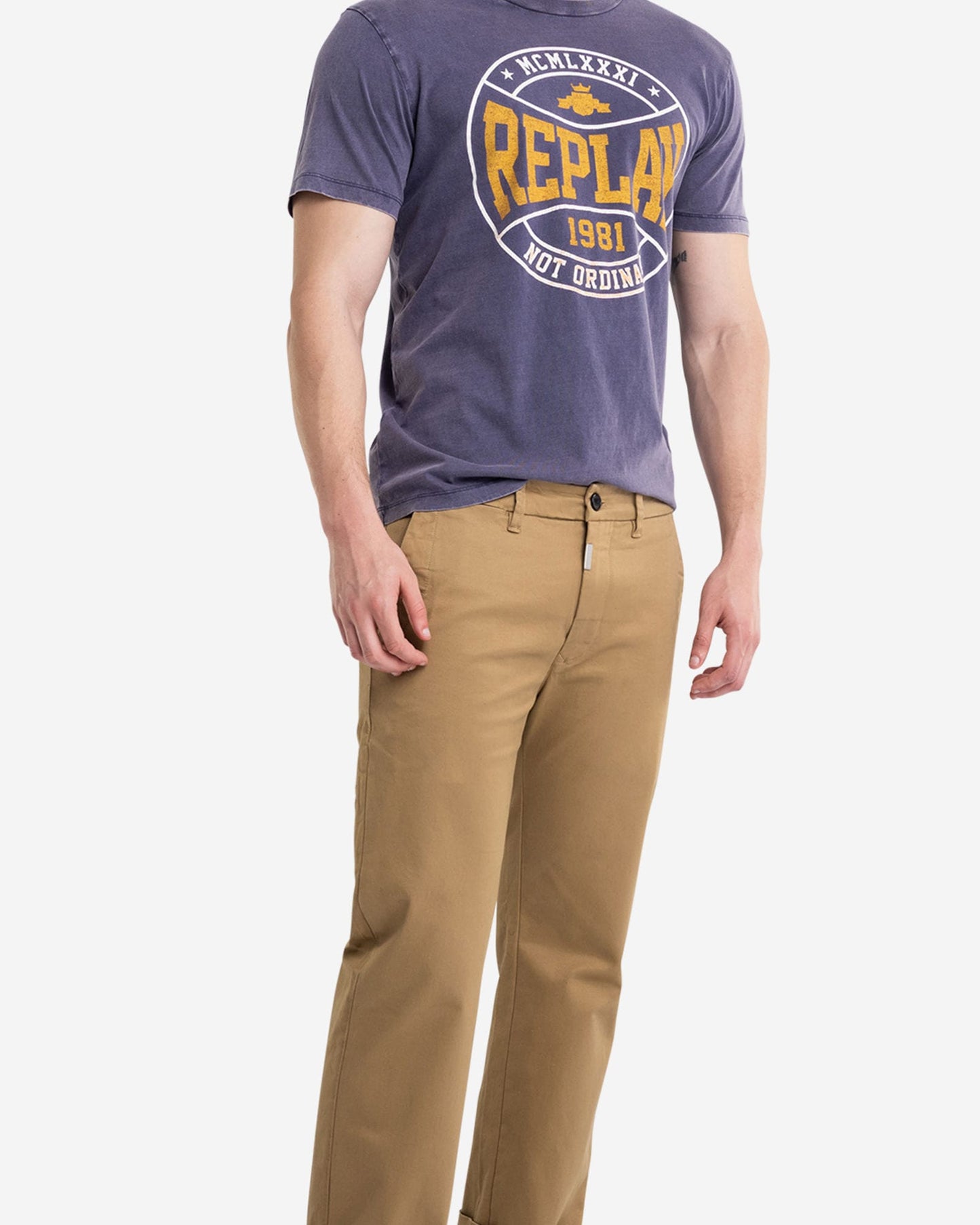 Jersey T-Shirt With College Print