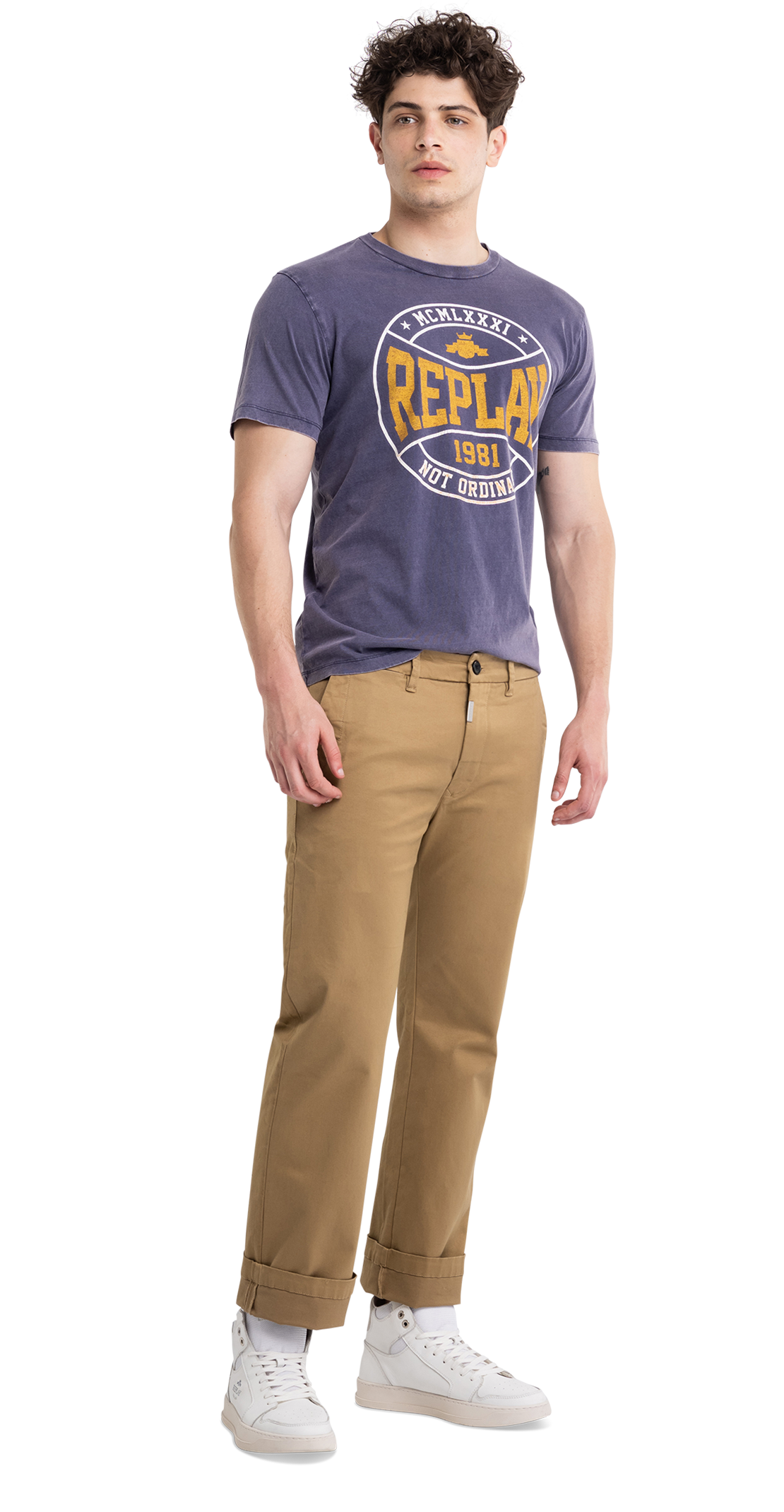 Jersey T-Shirt With College Print