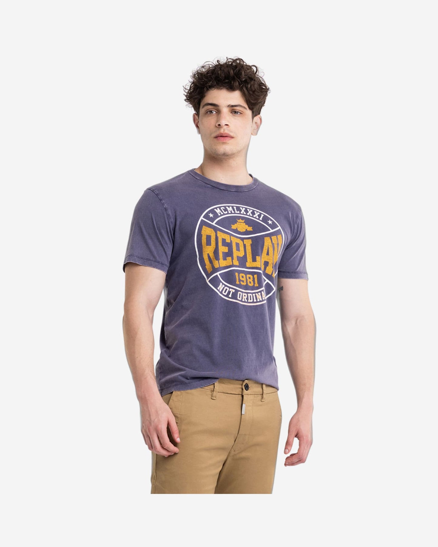 Jersey T-Shirt With College Print