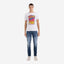 Jersey T-Shirt With Pop Print