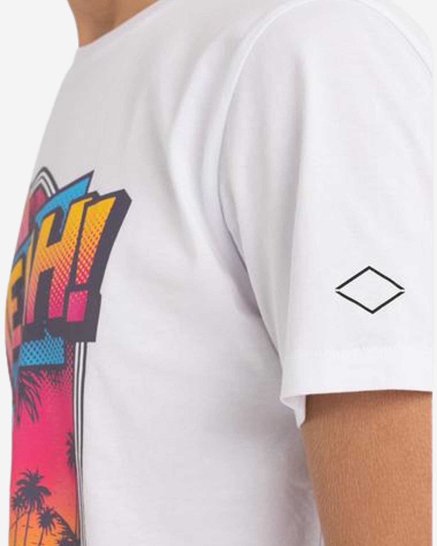 Jersey T-Shirt With Pop Print