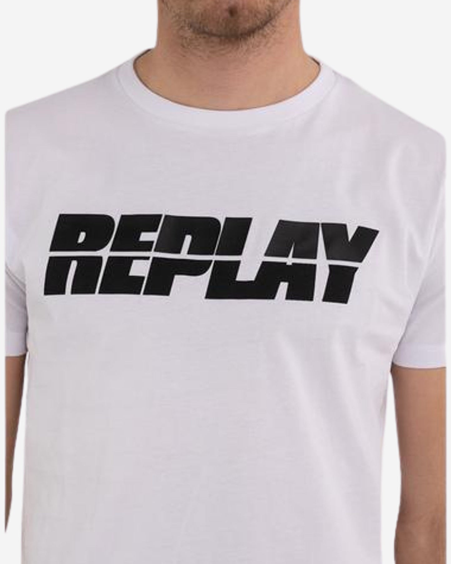 Jersey T-Shirt With Lettering Print