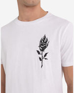 T-Shirt With Rose Print