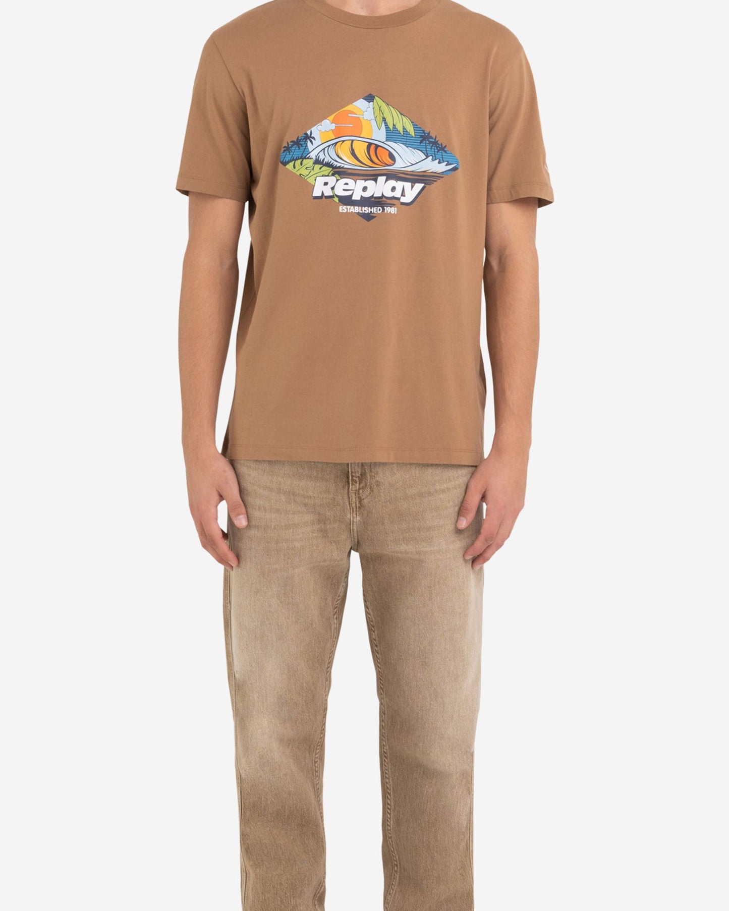 Crewneck T-Shirt With Print
