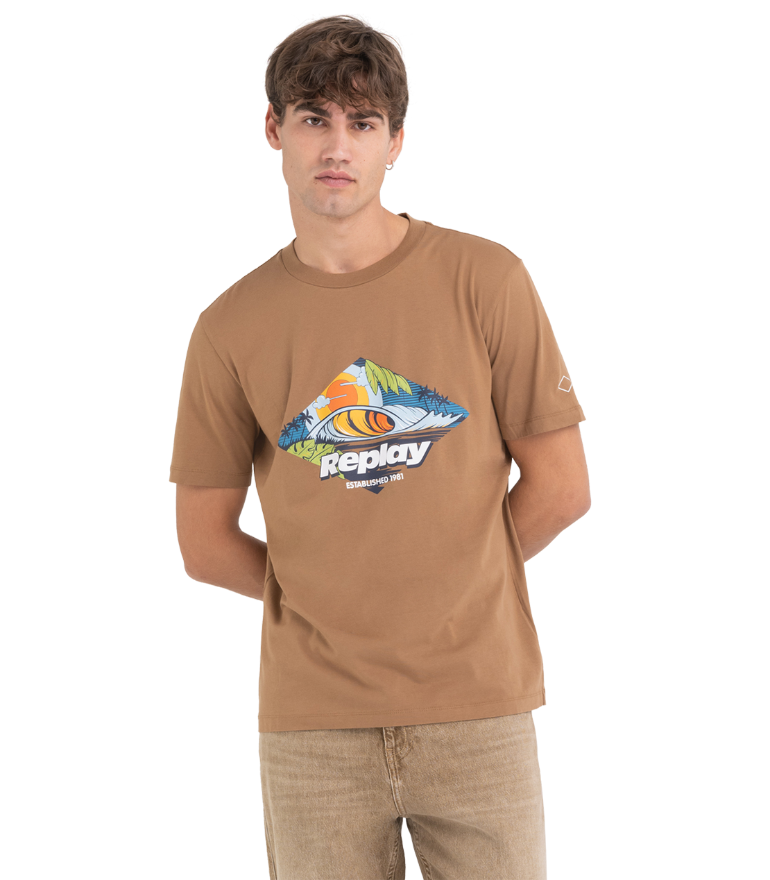 Crewneck T-Shirt With Print