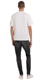 Jersey T-Shirt With Vintage Print