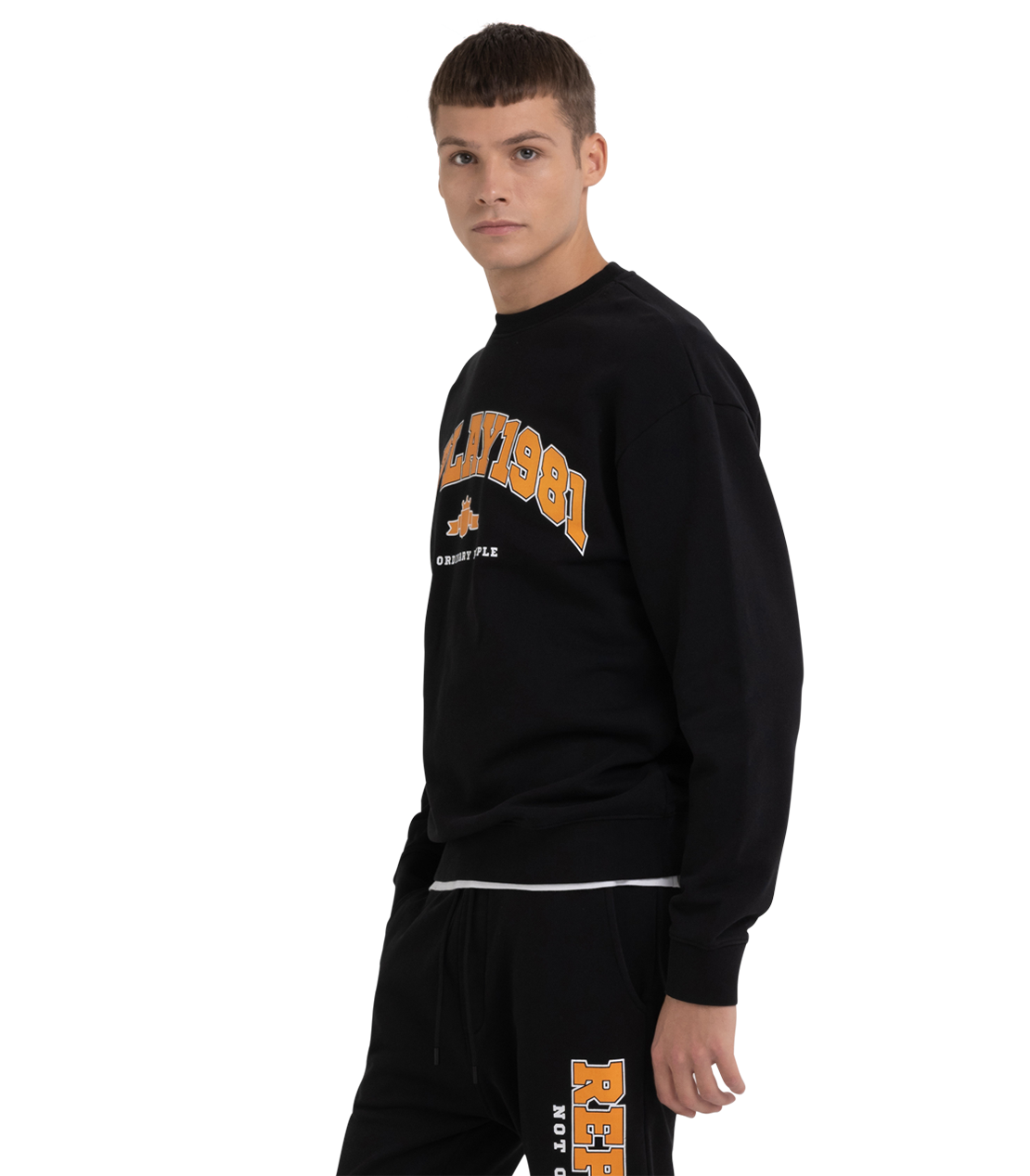 Organic Cotton Sweatshirt With Archive Logo