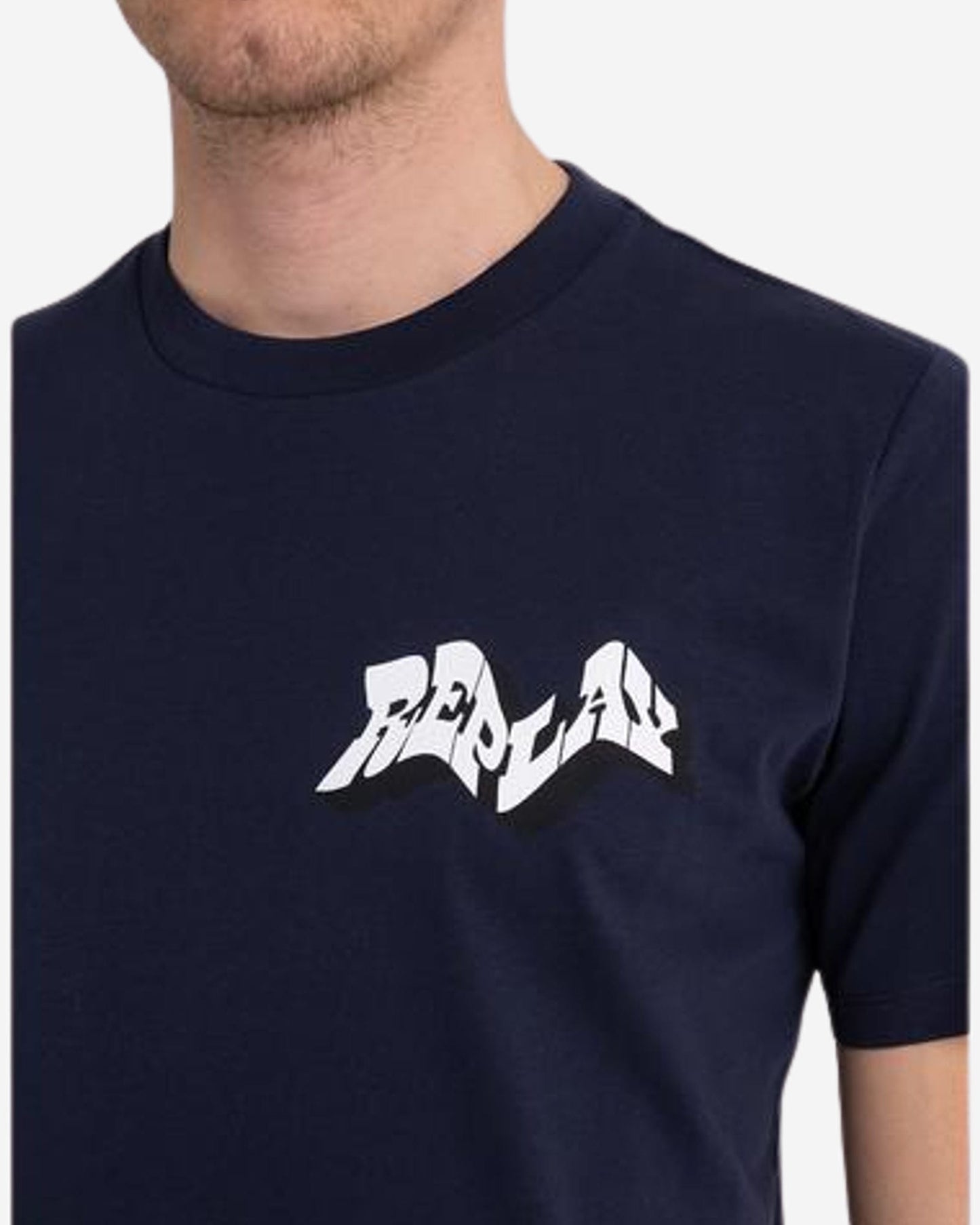Organic Cotton T-Shirt With Motorcycle Print
