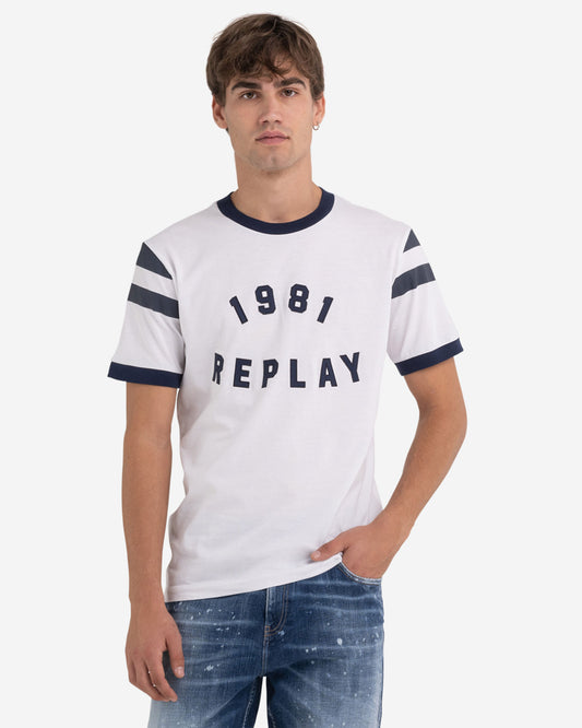 Organic Cotton T-Shirt With Vintage Print