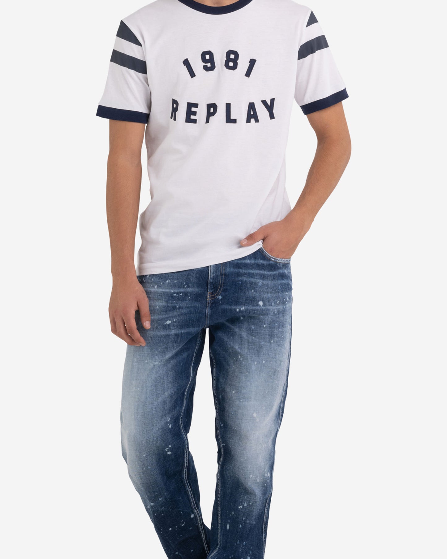 Organic Cotton T-Shirt With Vintage Print