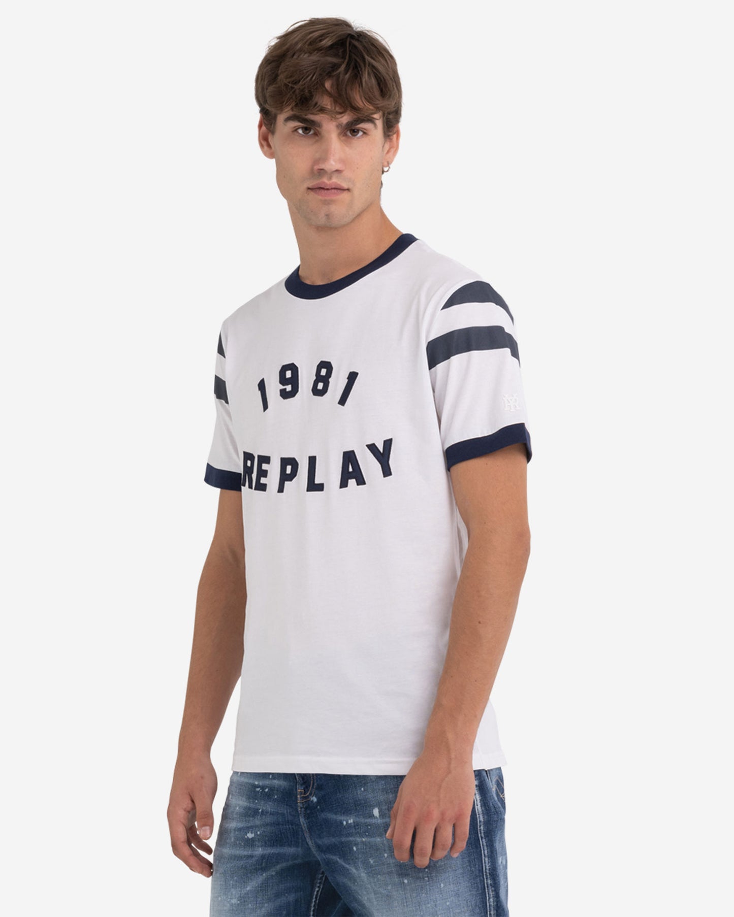 Organic Cotton T-Shirt With Vintage Print