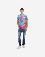 T-Shirt In Tie Dye Organic Cotton
