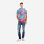 T-Shirt In Tie Dye Organic Cotton