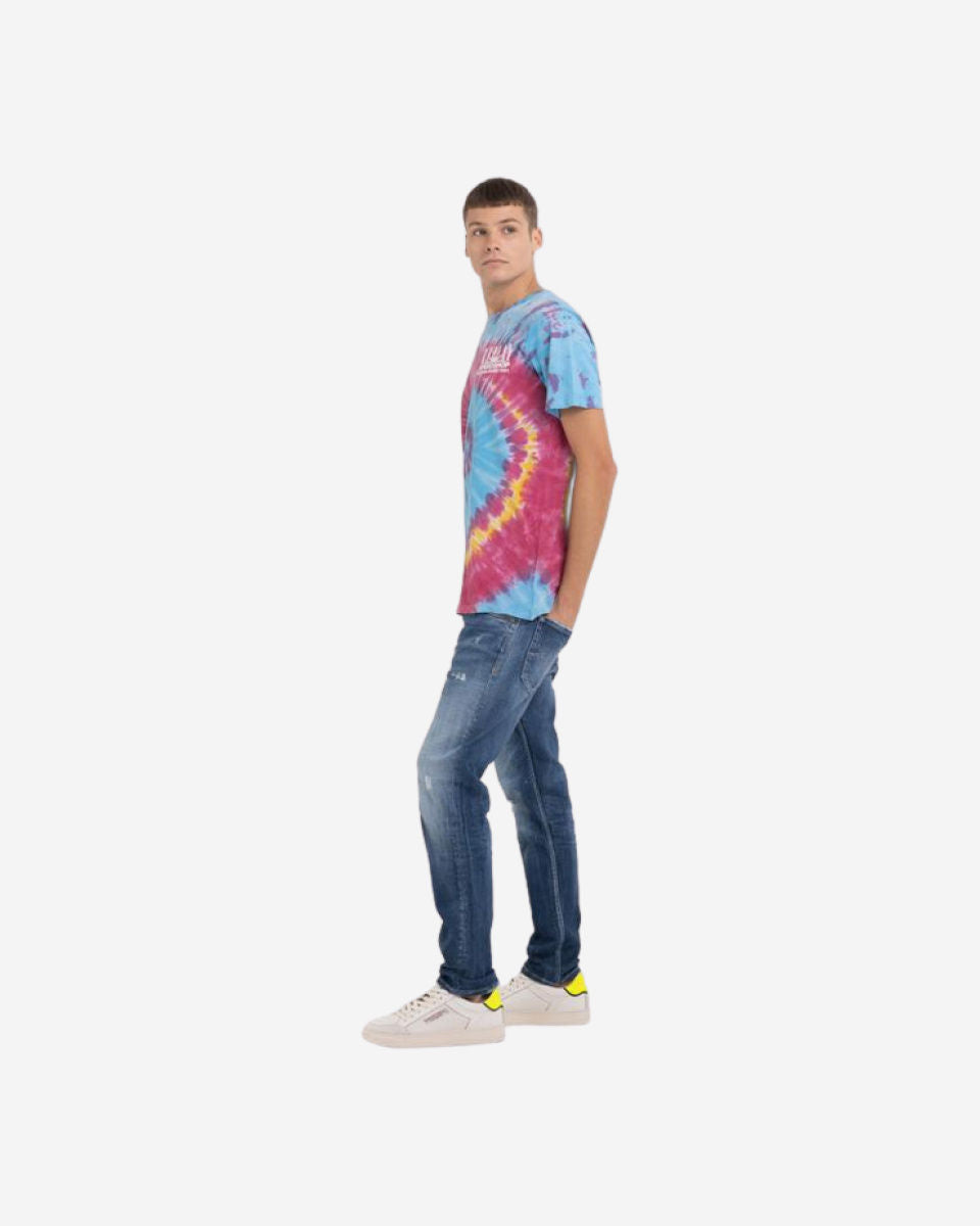 T-Shirt In Tie Dye Organic Cotton