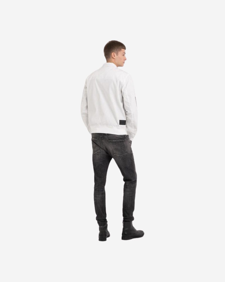 Full Zipper Bomber Jacket With Appliques
