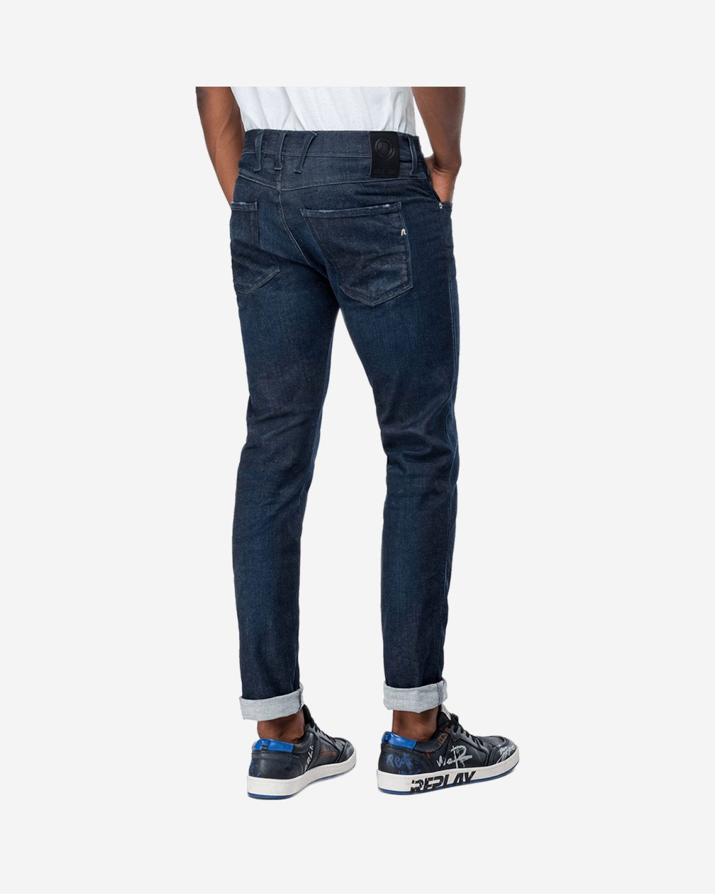 SLIM FIT HYPERFLEX ANBASS JEANS CLOUDS