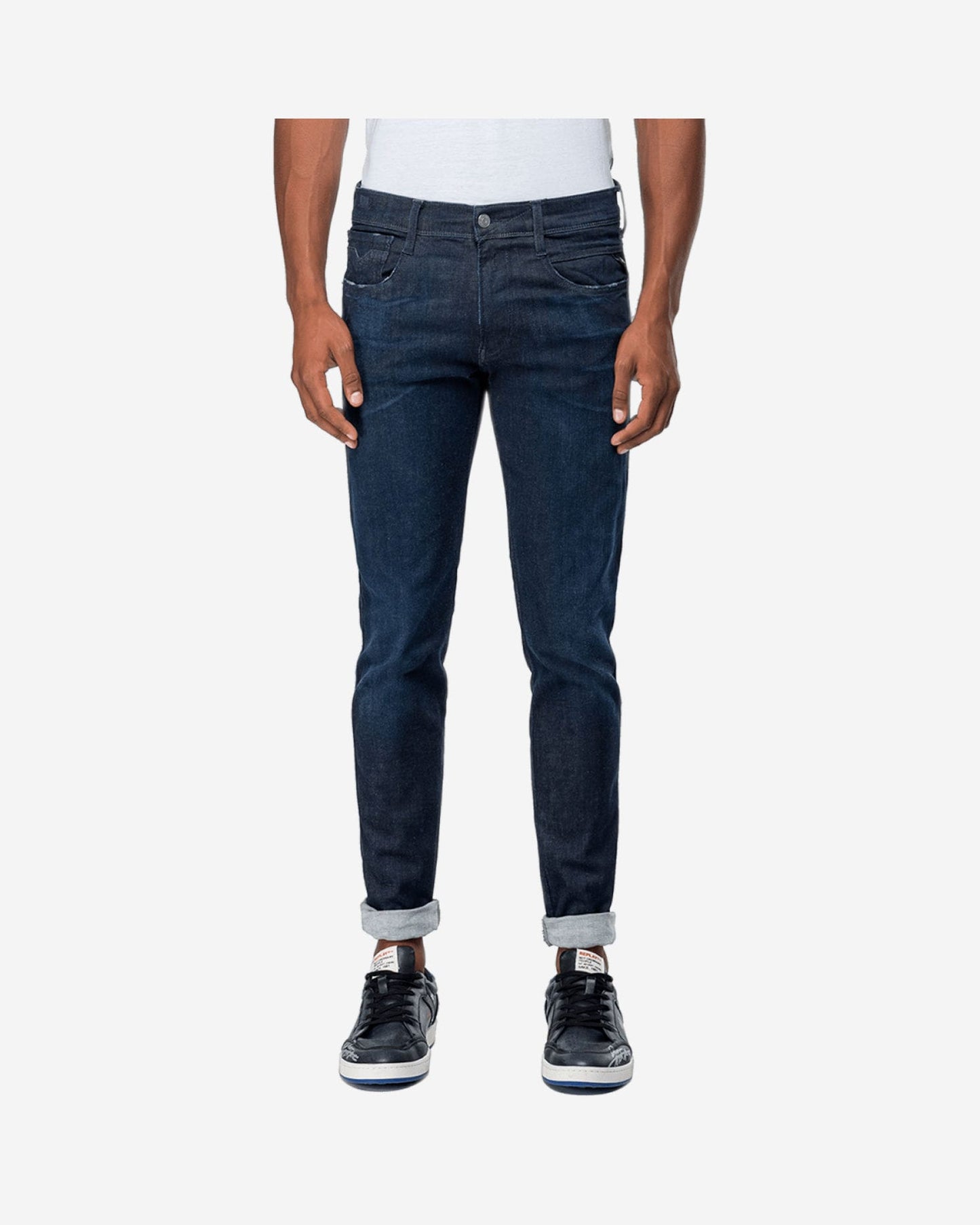 SLIM FIT HYPERFLEX ANBASS JEANS CLOUDS