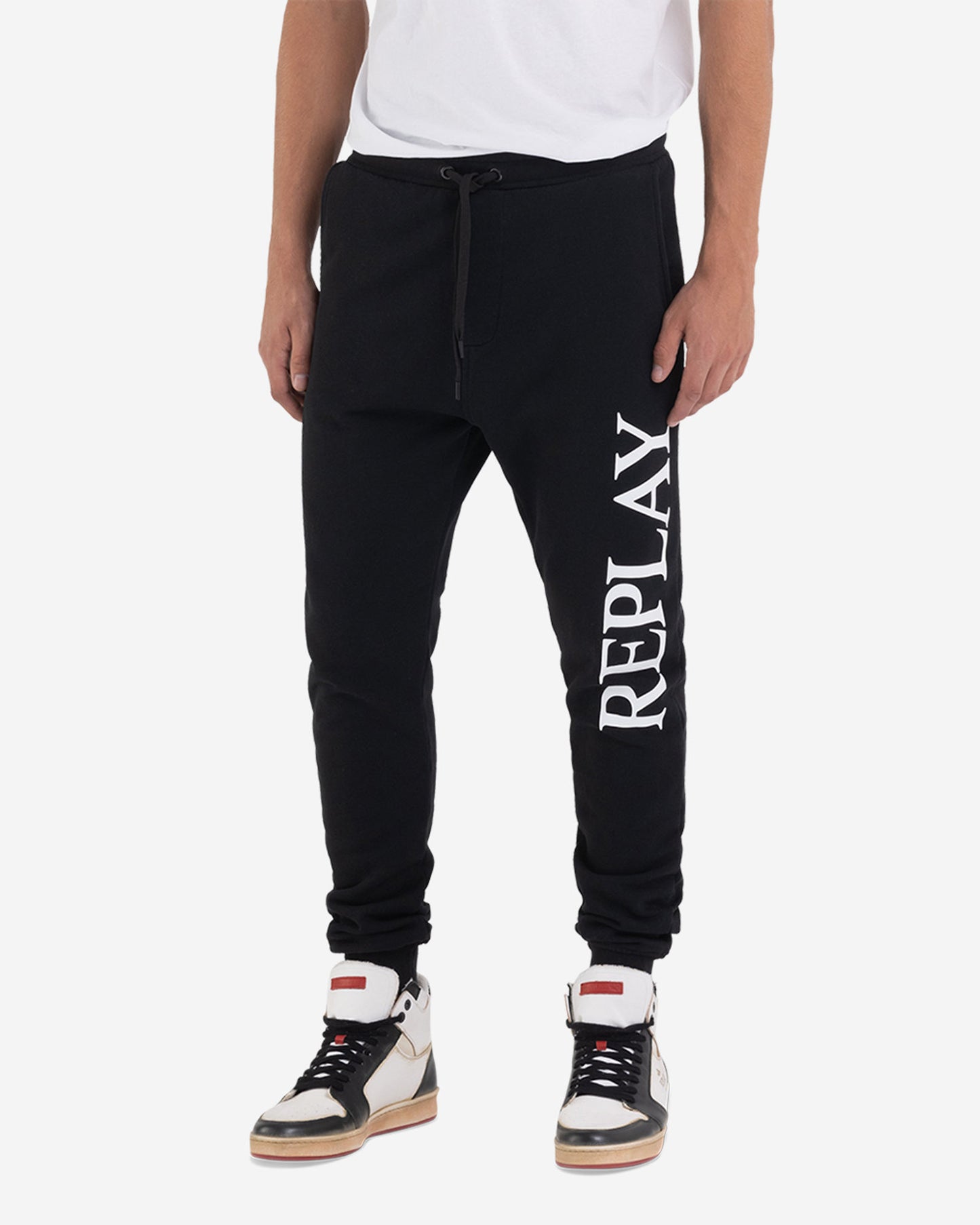 Fleece Jogger Trousers With Archive Logo