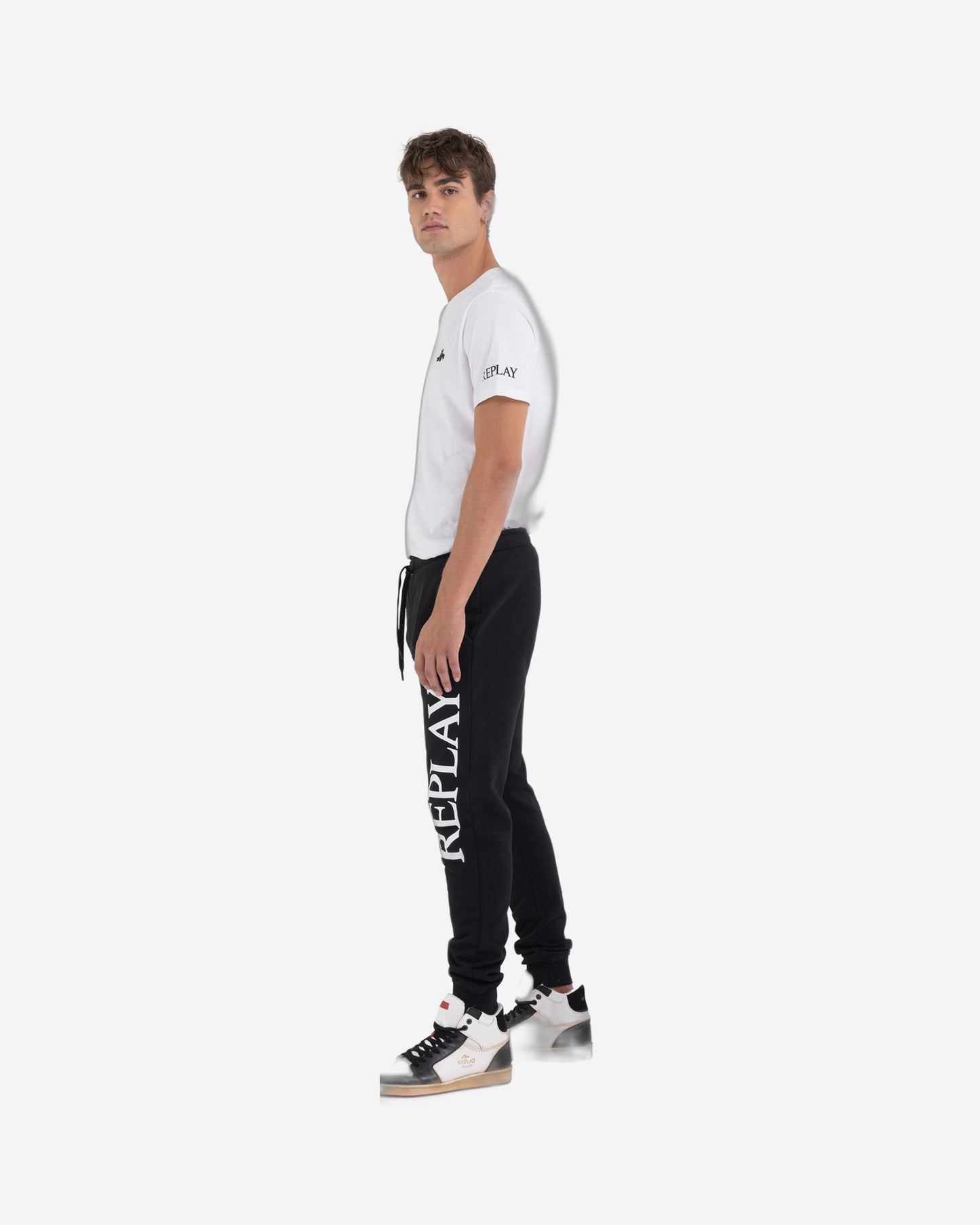 Fleece Jogger Trousers With Archive Logo