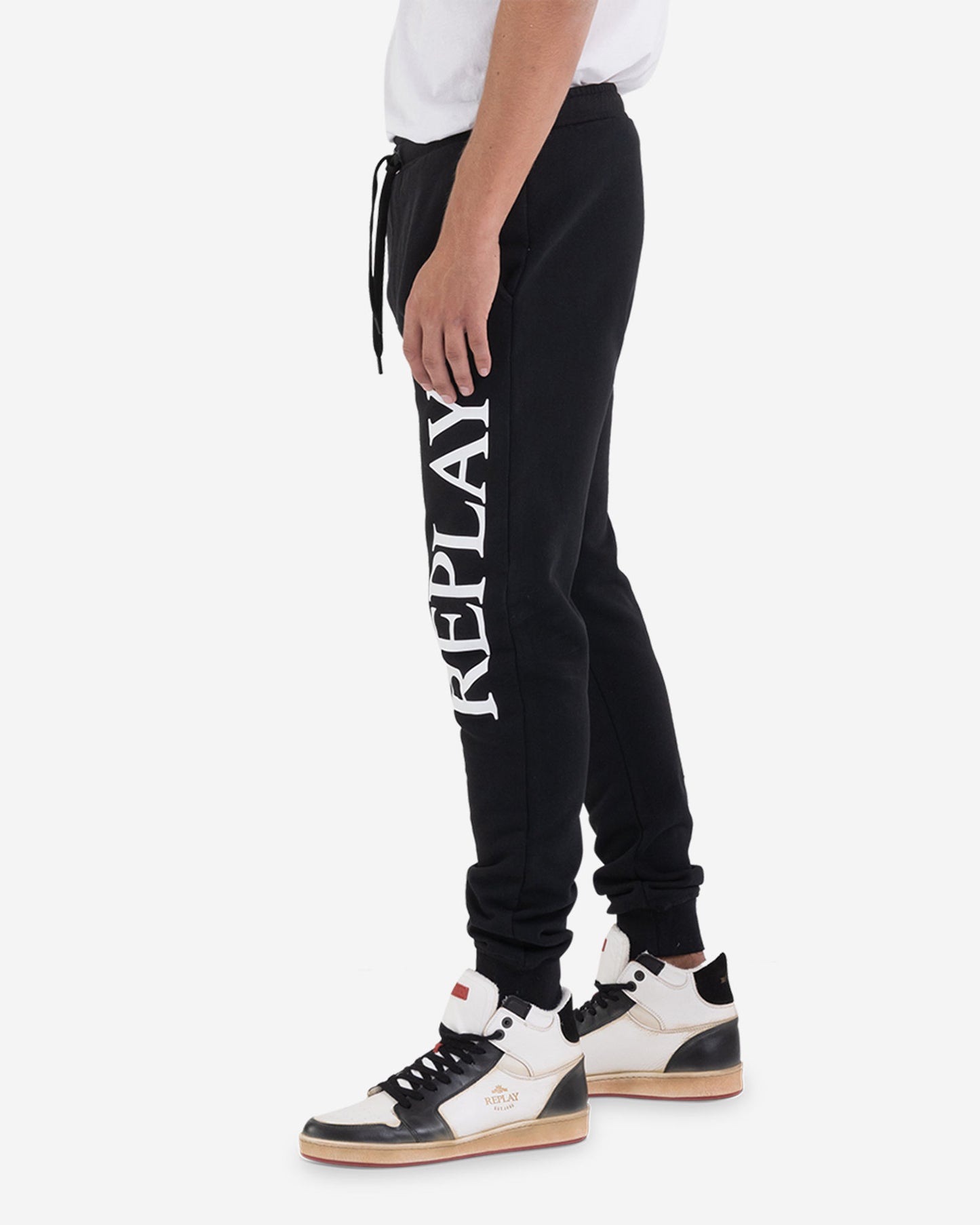 Fleece Jogger Trousers With Archive Logo