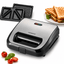 Kenwood Sandwich Maker, 3-in-1 & Removable Non-Stick Plates, Silver/Black – SMM02.000SI (ESMA Certified)