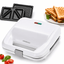Kenwood Sandwich Maker, 2-in-1 Grill & Non-Stick Plates, White – SMP02.000WH (ESMA Certified)