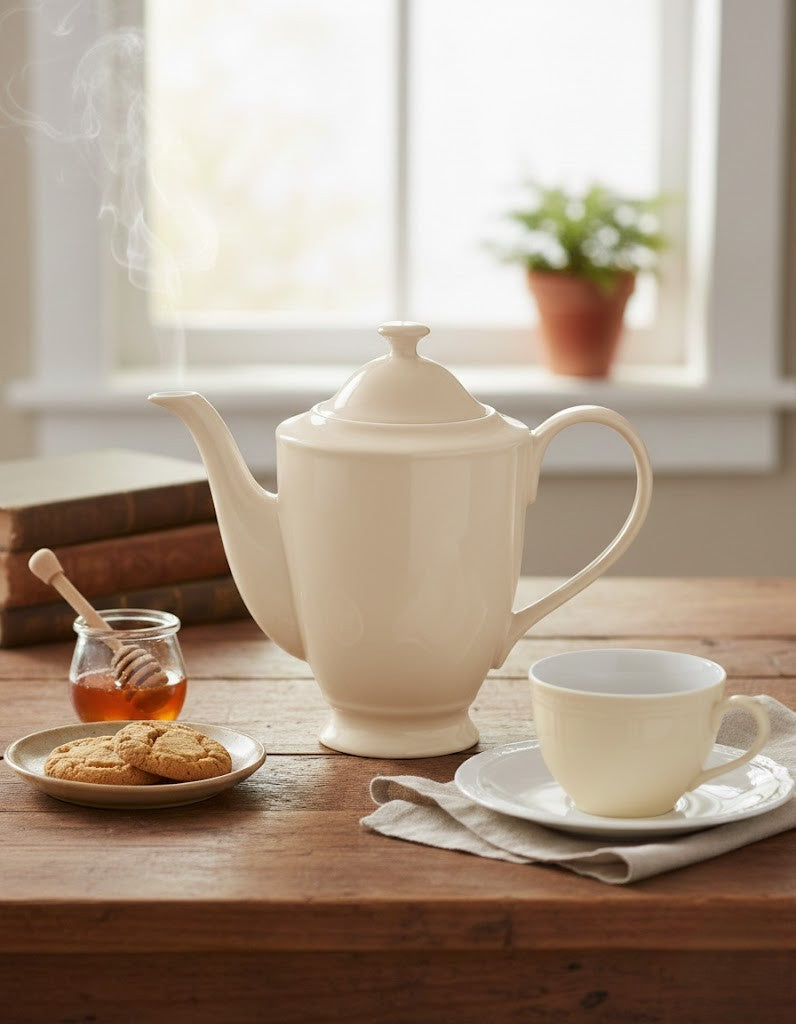 Maison Pastel Teapot Lid Ivory