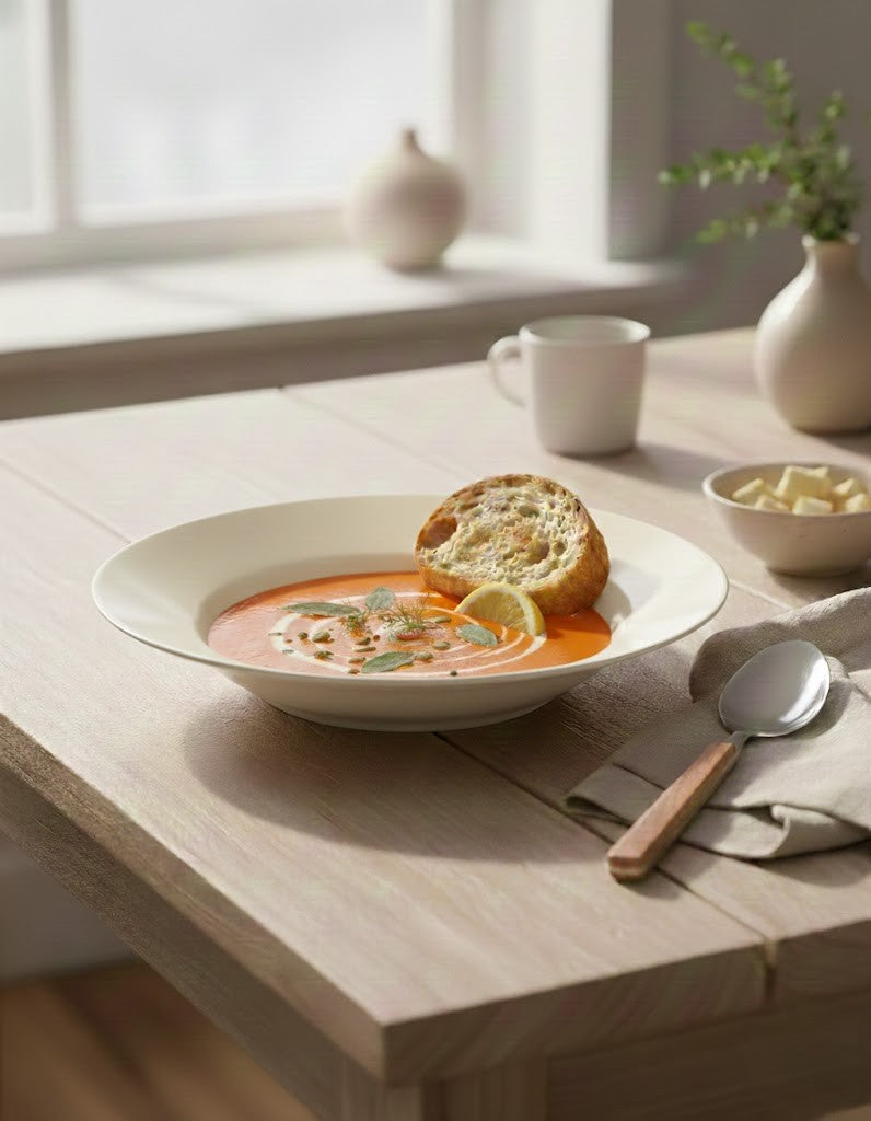 Maison Pastel Soup Plate Ivory