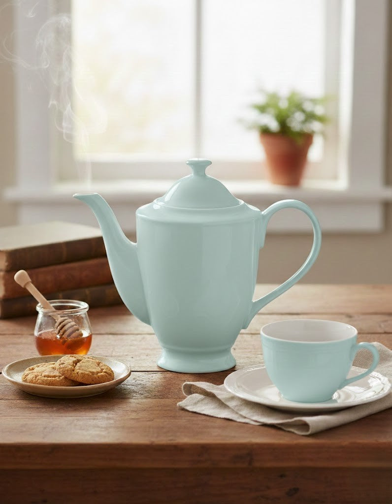 Maison Pastel Teapot Lid blue Moonstone