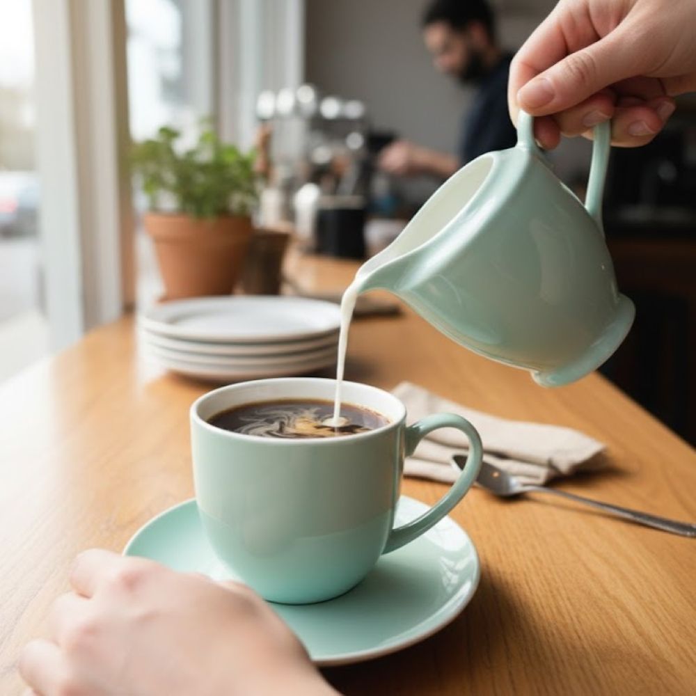 Maison Pastel Tea And Saucer Green