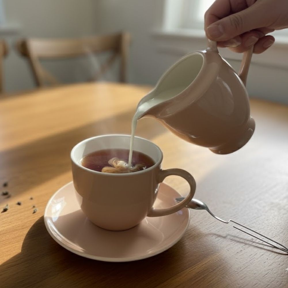 Maison Pastel Tea And Saucer Mocha