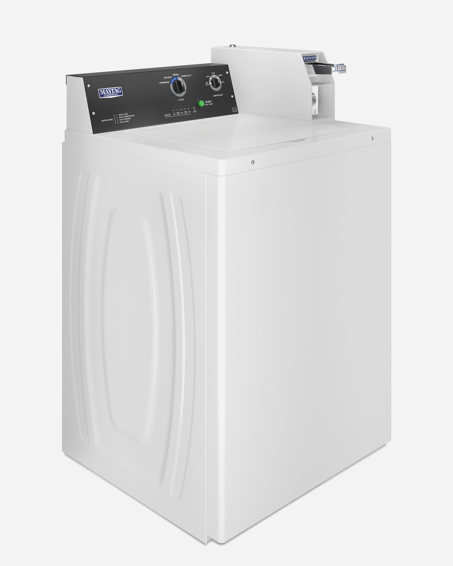 Maytag Commercial Coin Slide Heavy Duty Top Load Washer
