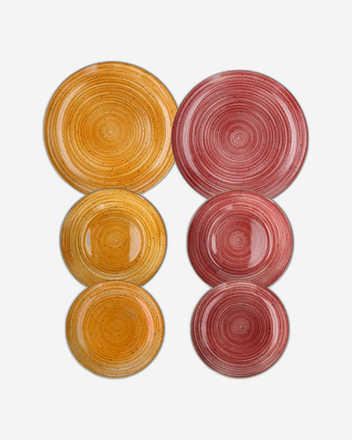 Tognana Macis 18-Piece Porcelain Dinnerware Set – Warm Multicolor