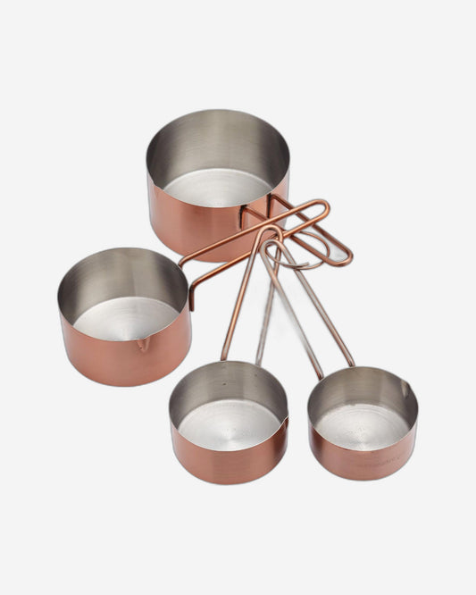 Mc Measuring Cup Set Of 4 S/Steel Copper