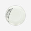 Tognana Dessert Plate White Metropolis Graphic Art