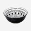 Tognana Salad Bowl Black Tribal Chic
