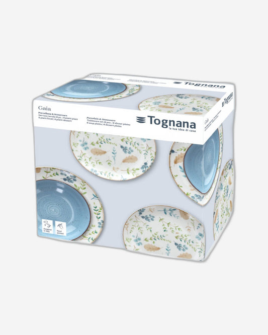 Tognana Table Set 18Pc Metropolis Gaia Multicolor