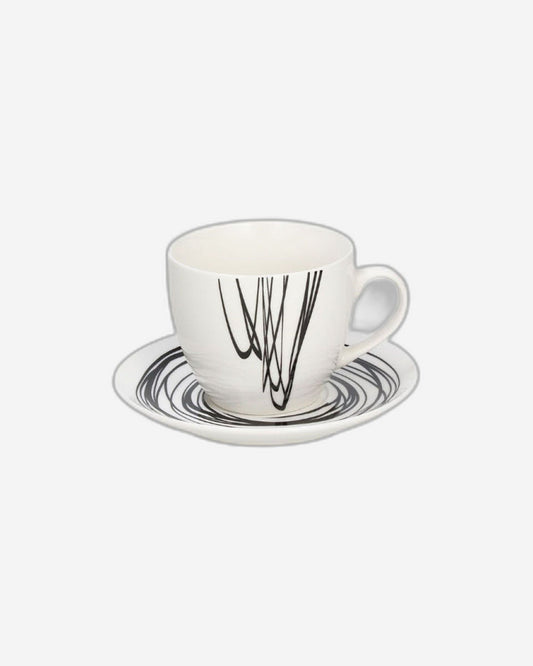 Tognana Metropolis Graphic Art Coffee Cup with Saucer 80 CC