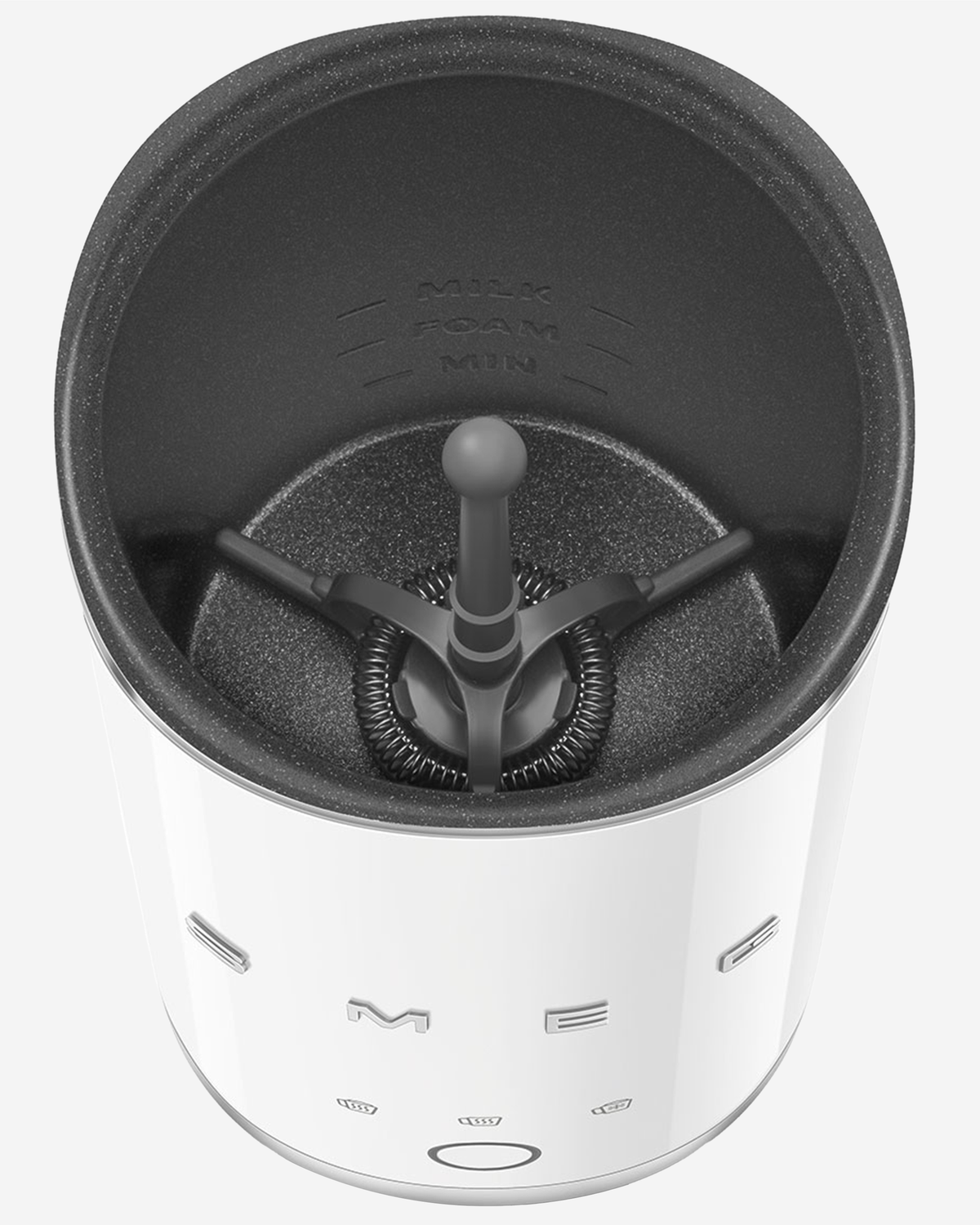 SMEG Mini Milk Frother 50’s Style White - MFF02WHUK