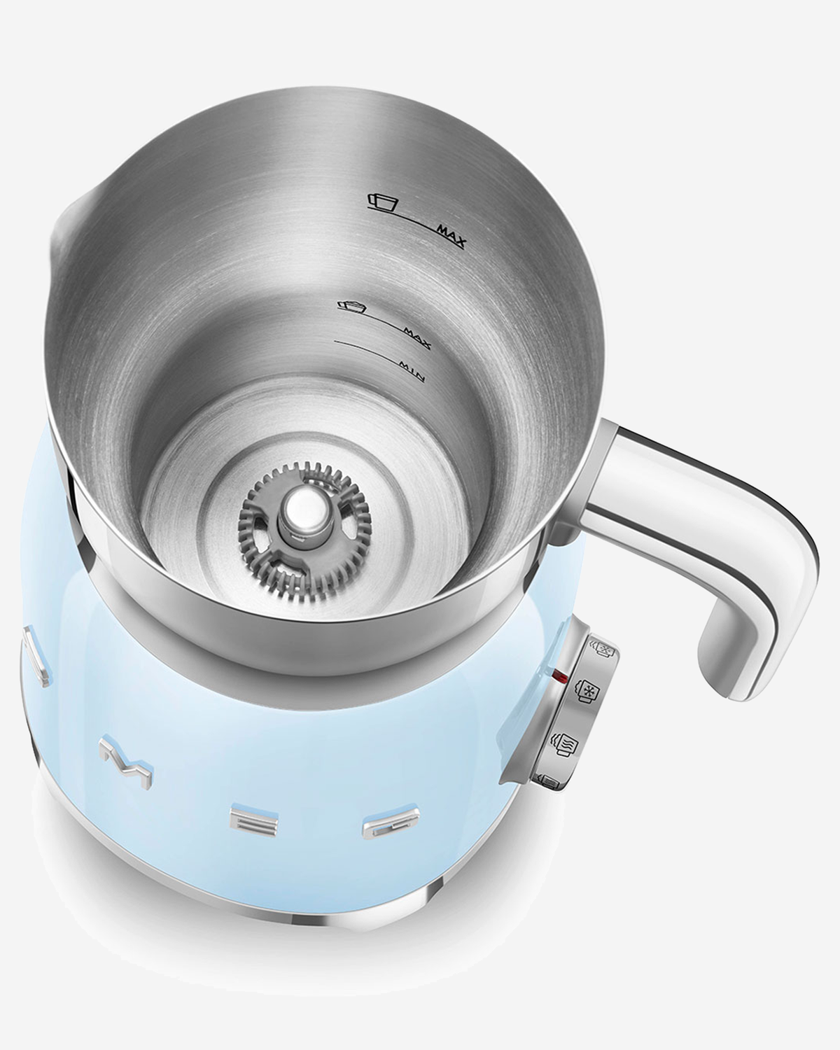 SMEG Milk Frother Pastel Blue - MFF11PBUK