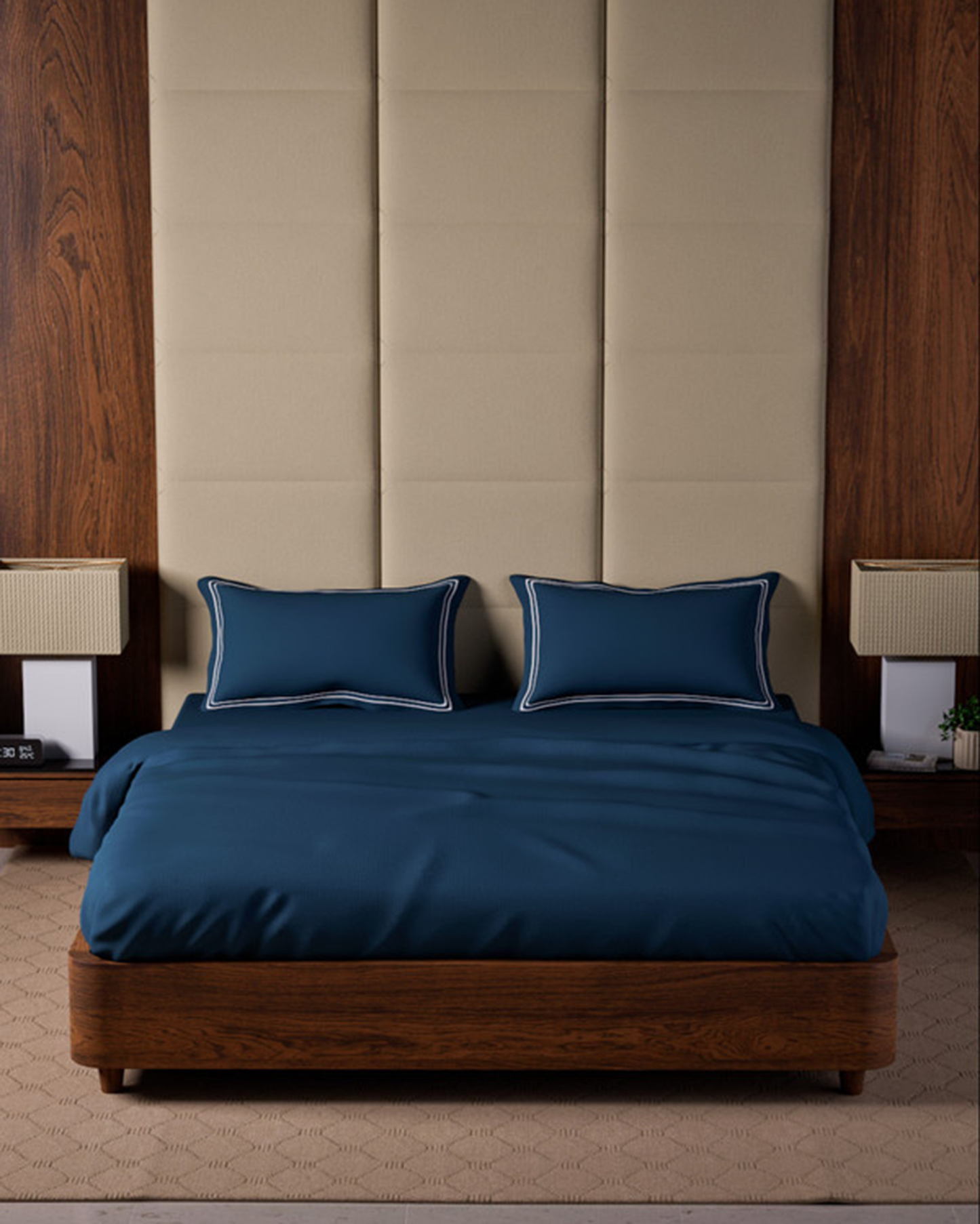 Mulberry Living Cotton King Fitted 500TC Opulent Hue Fawn