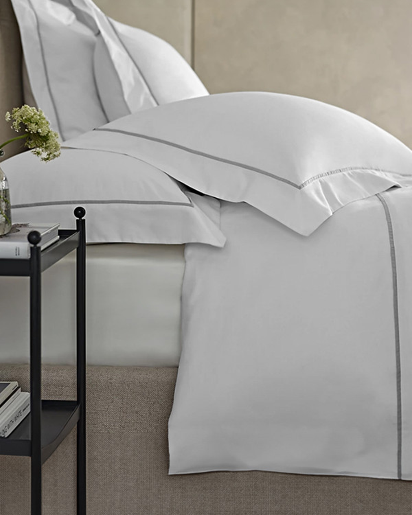 Mulberry Living Cotton King Flat 1000TC Sovereign White