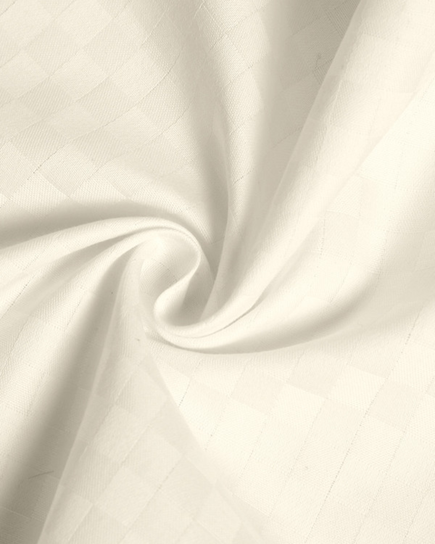 Mulberry Living Cotton King Duvet 300TC Urban Grid White