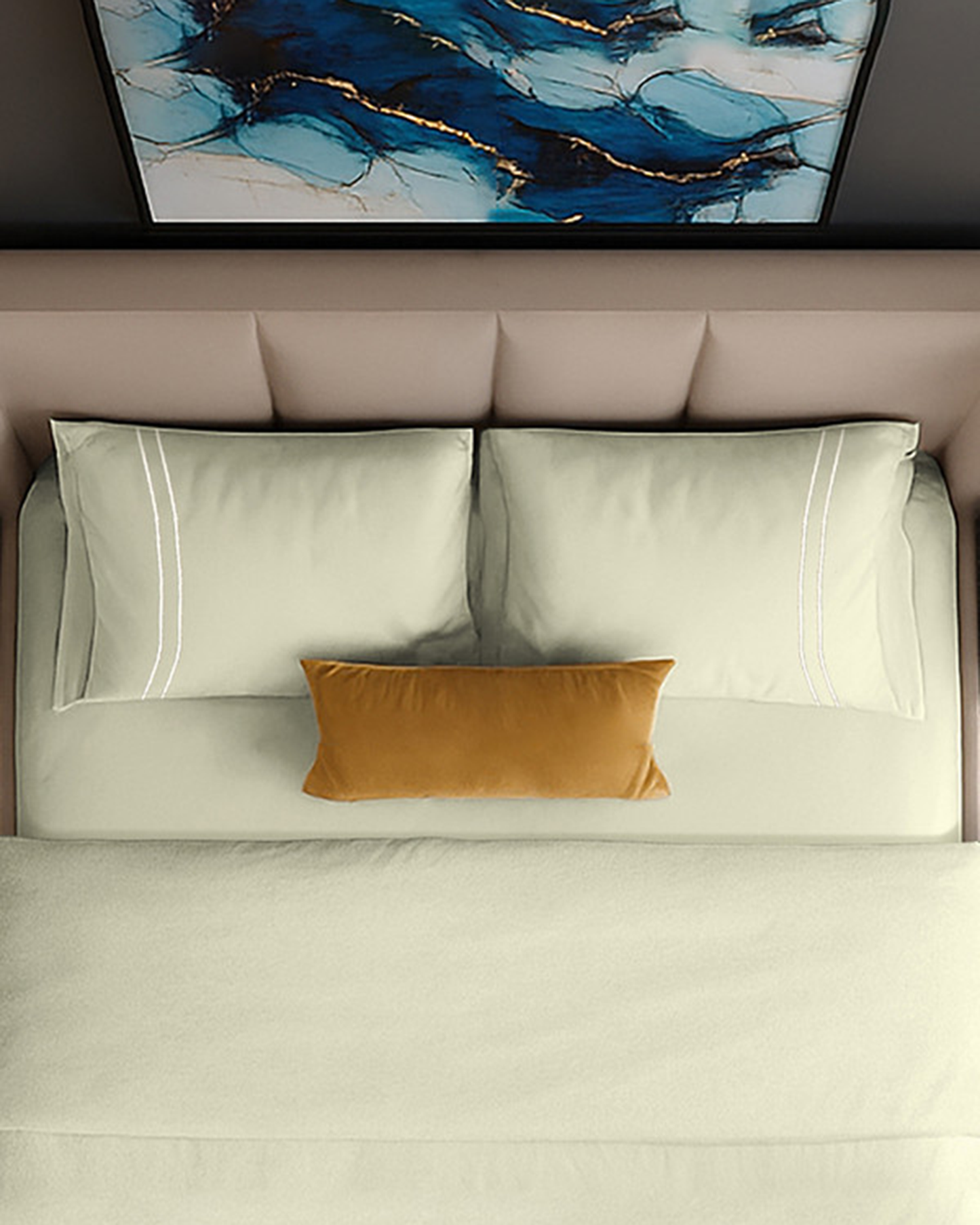 Mulberry Living Cotton King Duvet 250TC Serenity Solids White