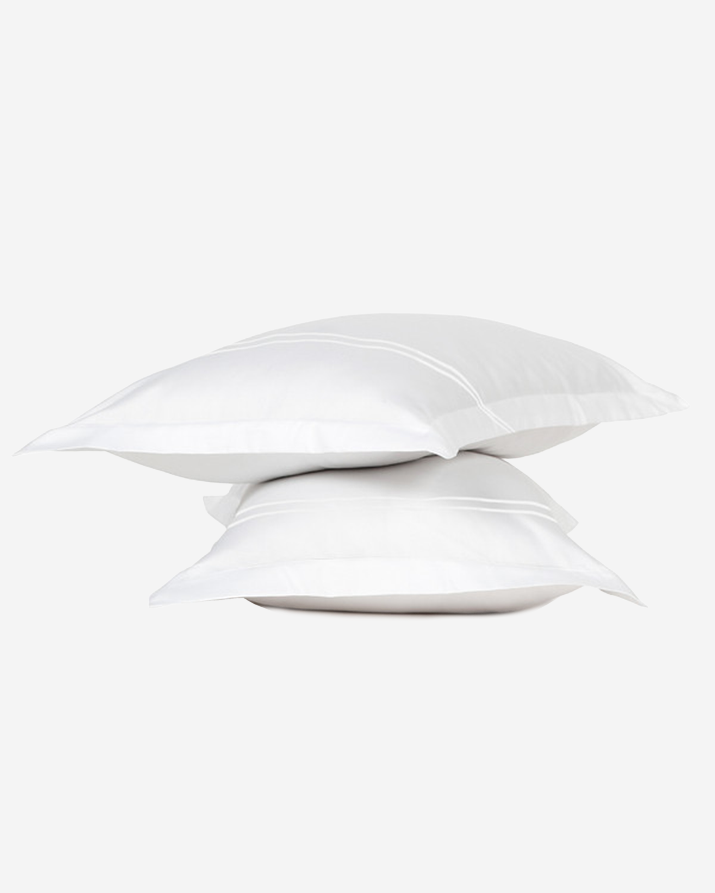 Mulberry Living Cotton Pillow Covers Set 2Pc 250TC Serenity Solids White