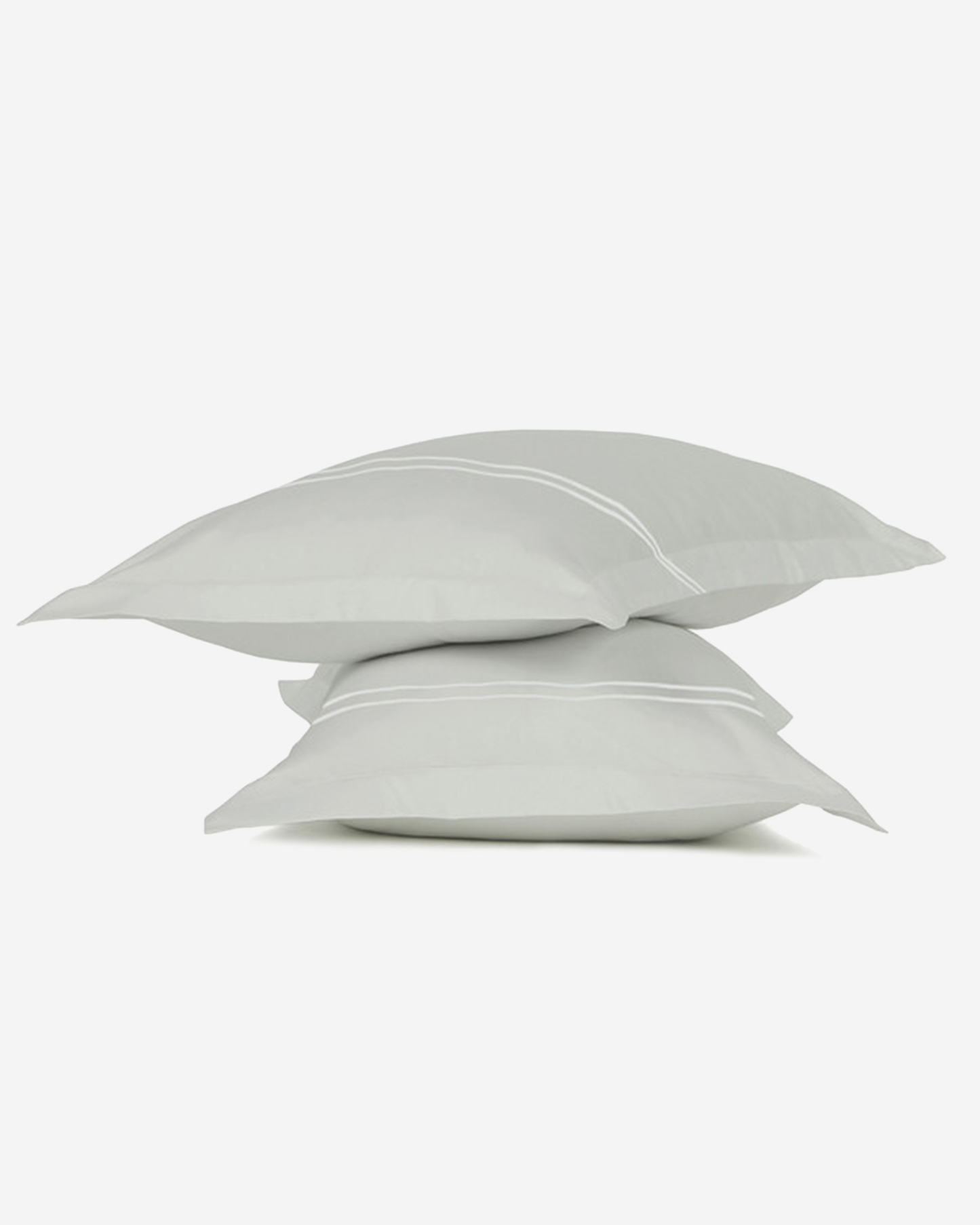 Mulberry Living Cotton Pillow Covers Set 2Pc 250TC Serenity Solids White
