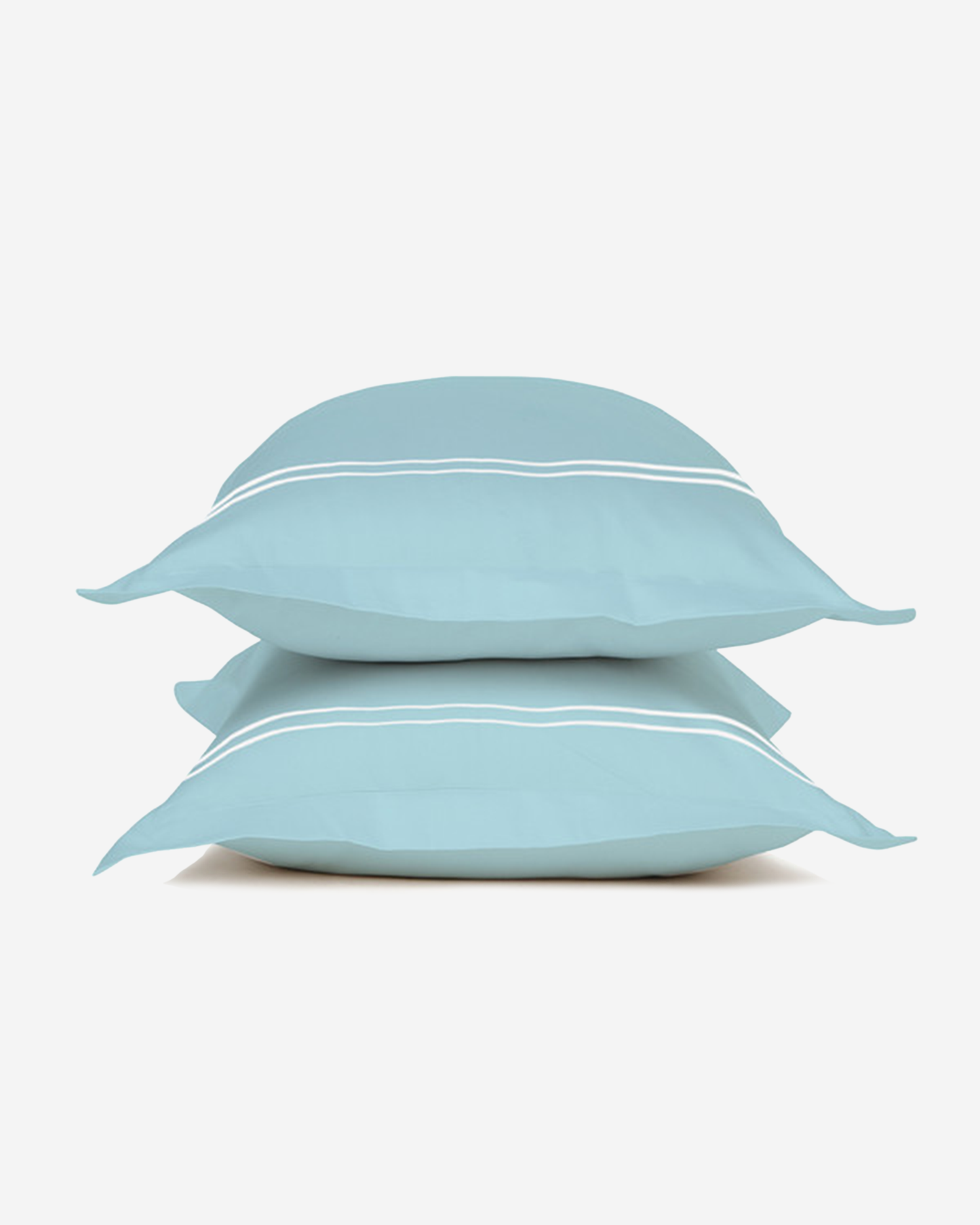 Mulberry Living Cotton Pillow Covers Set 2Pc 250TC Serenity Solids White
