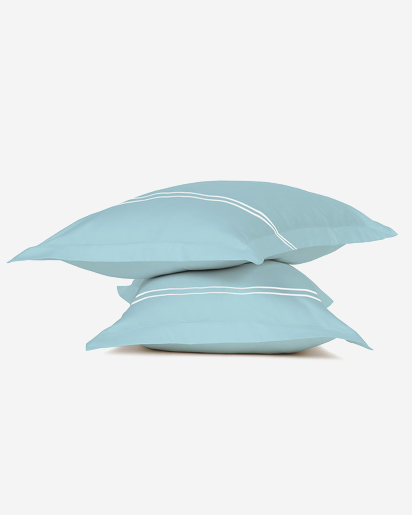 Mulberry Living Cotton Pillow Covers Set 2Pc 250TC Serenity Solids White