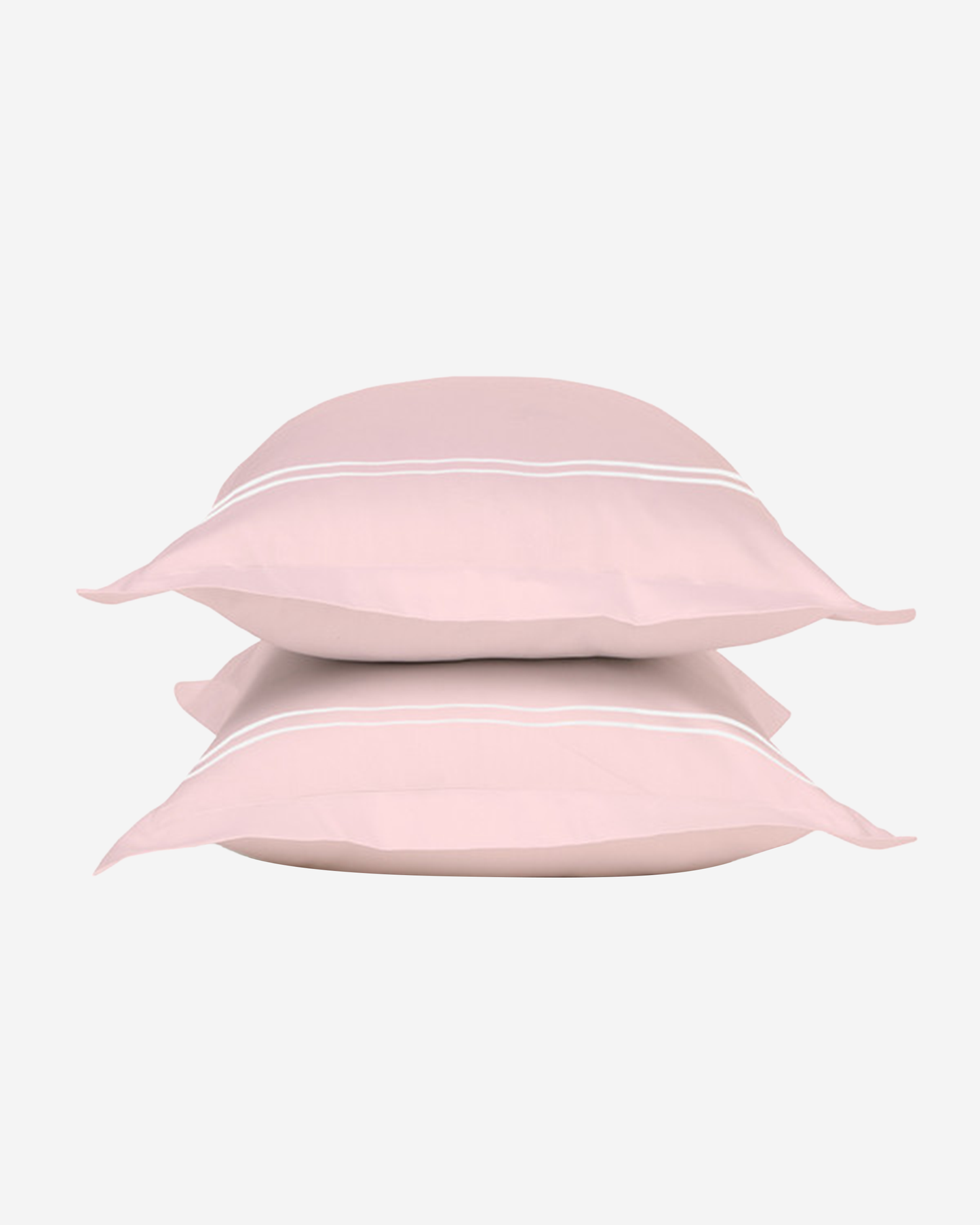 Mulberry Living Cotton Pillow Covers Set 2Pc 250TC Serenity Solids White