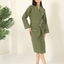 Mulberry Living Cotton Bathrobe Waffle Unisex Green